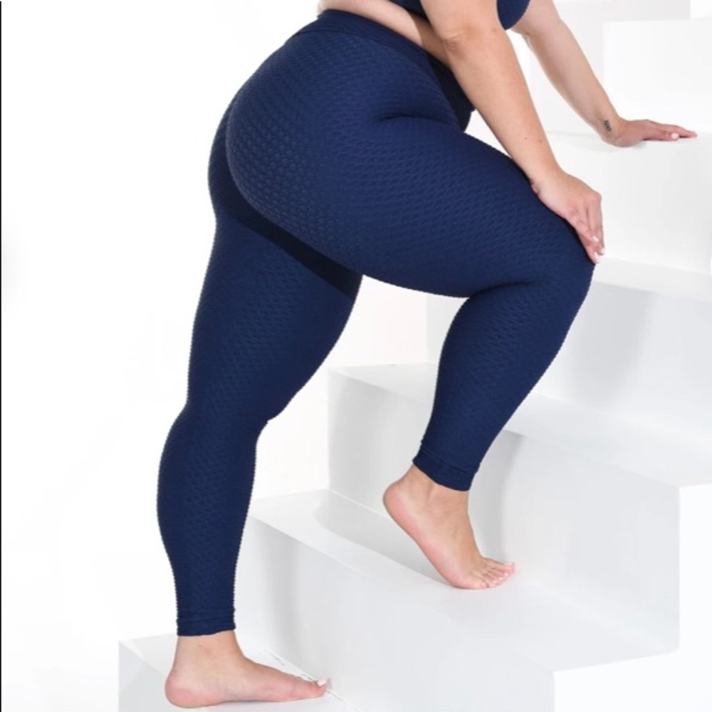 Booty By Brabants Curvy Leggings in Midnight Blue